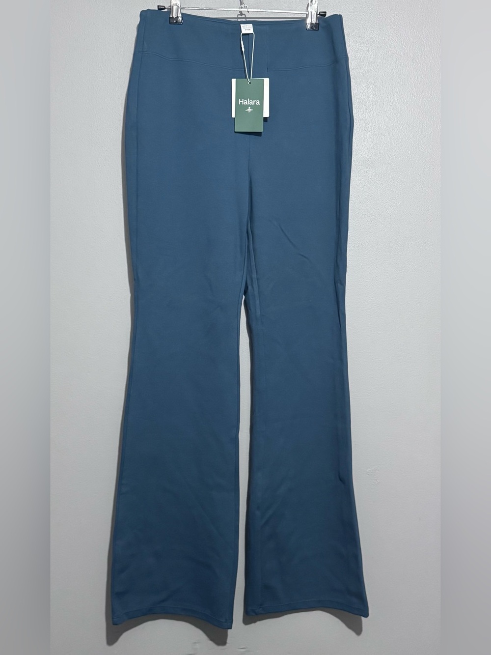 HALARA Teal Blue Flare & Wide Leg Jeans